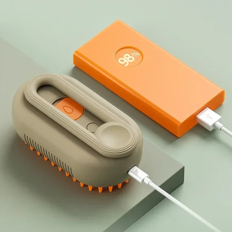 Steaming Pet Grooming Brush