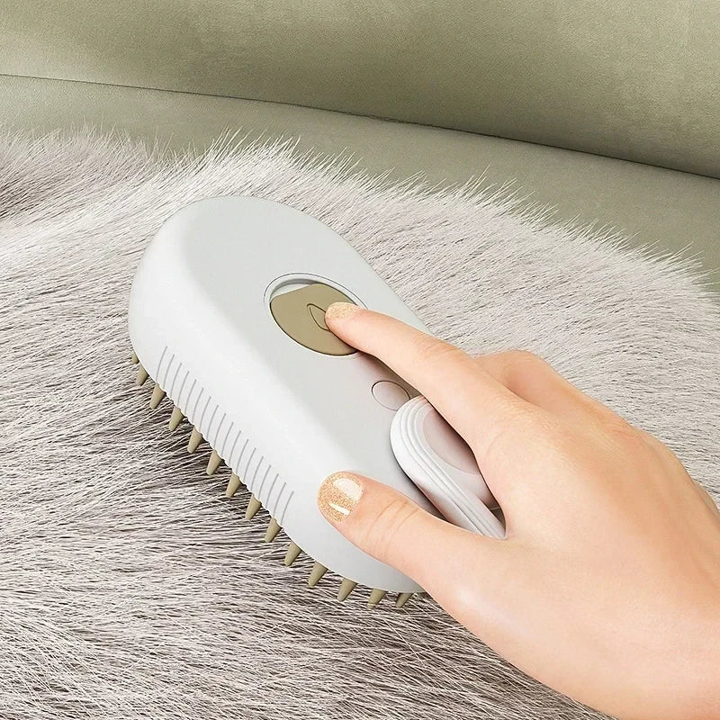 Steaming Pet Grooming Brush