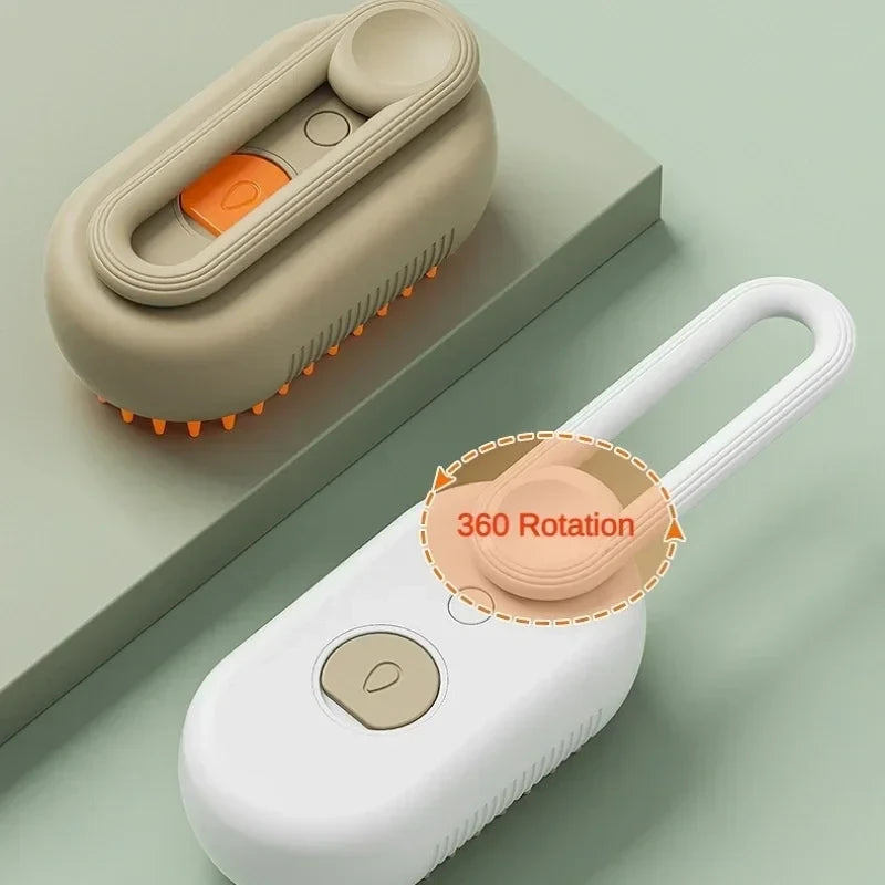 Steaming Pet Grooming Brush