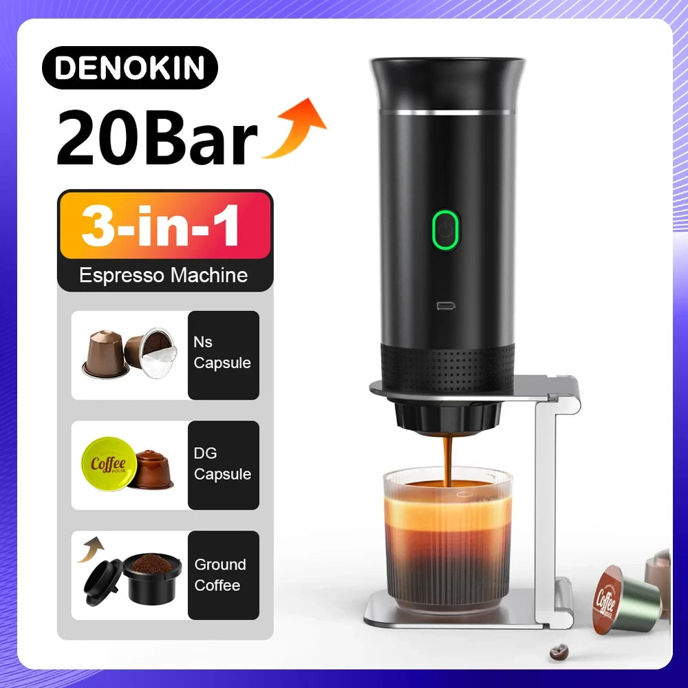 Portable Electric Espresso Car Coffee Maker