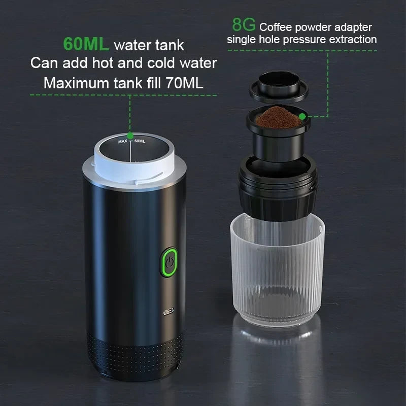 Portable Electric Espresso Car Coffee Maker