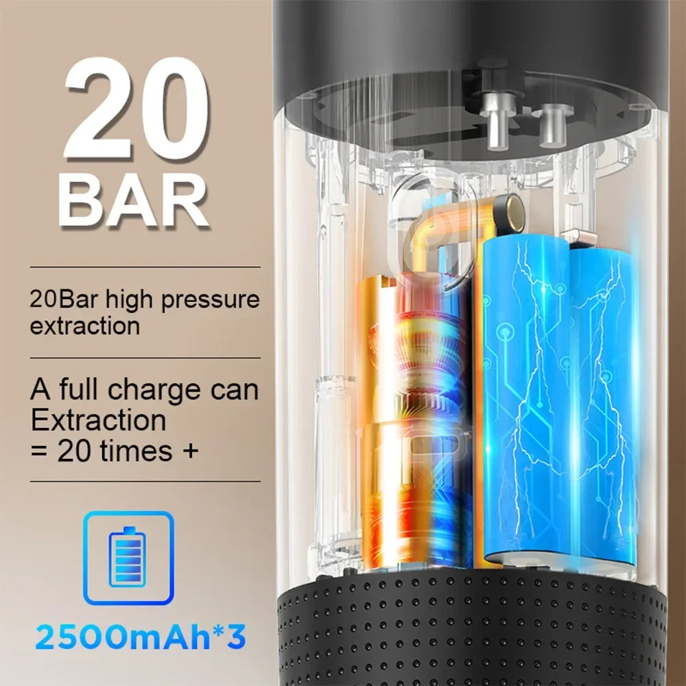 Portable Electric Espresso Car Coffee Maker