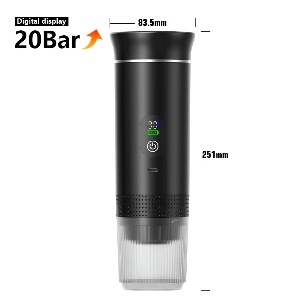 Portable Electric Espresso Car Coffee Maker